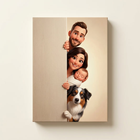 Peeking Family Portrait (Copy)