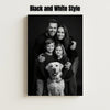Stuio Style Family Photo Canvas
