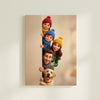 Peeking Family Portrait (Copy)