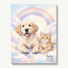 Personalized Rainbow Bridge - Pet Memorial Canvas
